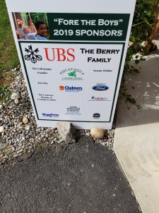 golf sponsor sign